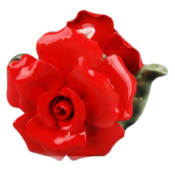 Чайник декоративний Lefard "Роза" 11 см 461-119