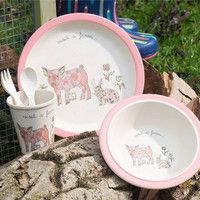 Набір столових приладів Kitchen Craft Creative Tops Visit A Farm Свинка 5 предметів 5178966