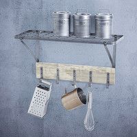 Стійка підвісна для зберігання посуду Kitchen Craft Industrial Kitchen 700537