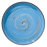 Фото Тарілка обідня Wilmax Spiral Blue 28 см WL - 669620 / A