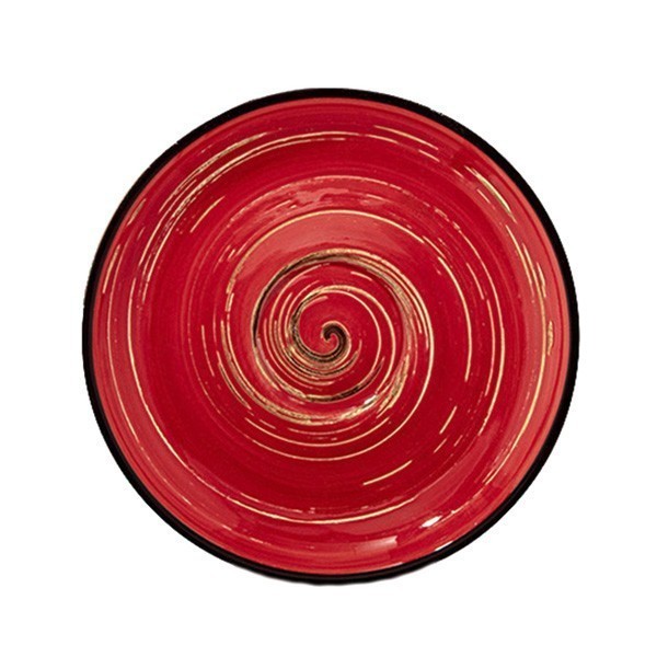 Блюдце Wilmax Spiral Red 15 см WL - 669236 / B