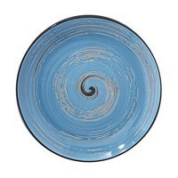 Фото Тарілка десертна Wilmax Spiral Blue 20,5 см WL - 669612 / A