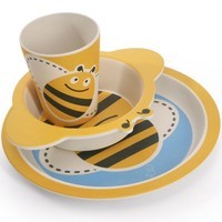 Фото Набір дитячого посуду Fissman Бджілка 3 предмети 9494